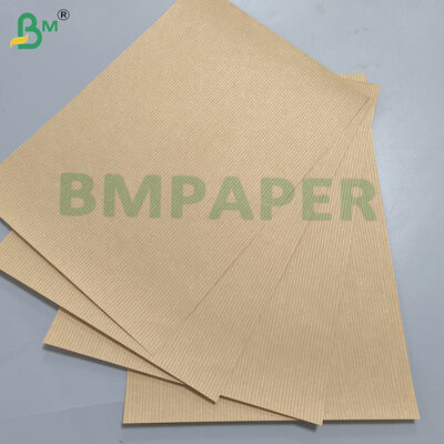 Papel Kraft Marrom Glaceado à Máquina com Nervuras para Sacos e Envelopes