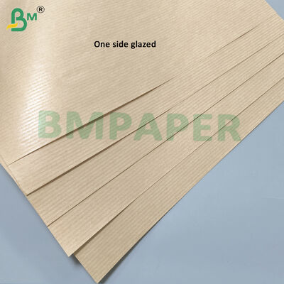 Papel Kraft Marrom Glaceado à Máquina com Nervuras para Sacos e Envelopes