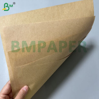 Papel à prova de gordura de cor marrom para margarina 1000 mm 1100 mm