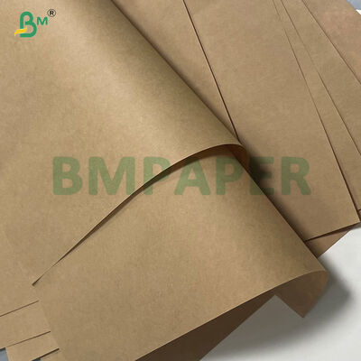 Papel 100% do forro da polpa de madeira 75gsm 80gsm 85gsm Brown Kraft do Virgin para fazer sacos de papel
