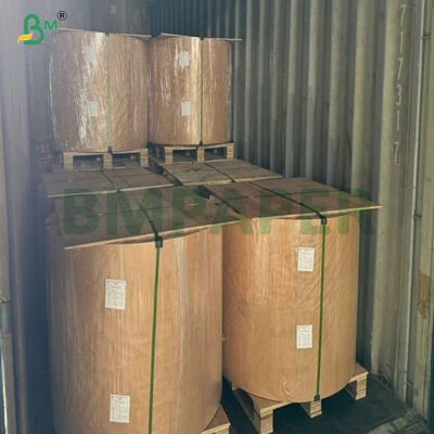 Papel de revestimento de madeira virgem de 30 a 80 g Mg Kraft para embalagens exteriores