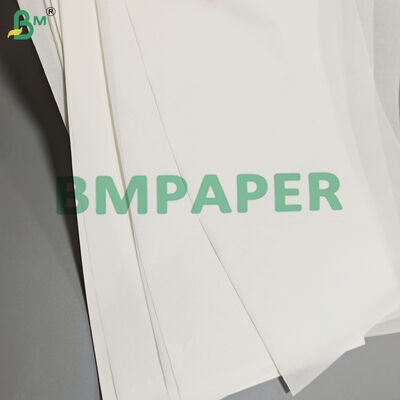 40 gm 60 gm Rolo de papel branco à prova de gordura para embalagem de alimentos 1200 mm isento de PFAS