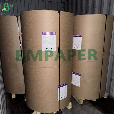 40 gm 60 gm Rolo de papel branco à prova de gordura para embalagem de alimentos 1200 mm isento de PFAS