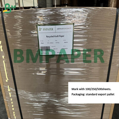 300gm Folhas de papel kraft castanho reciclado para separação de paletes Tamanhos personalizados