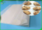 O produto comestível branco do rolo 22gsm 24gsm 28gsm do papel de carniceiro revestiu o rolo do papel do cozimento