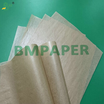 Papel de cozinha de silicone não tóxico não branqueado 40gm 60gm Folhas de pergaminho à prova de gordura para biscoitos, pão