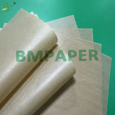 Papel de cozinha de silicone não tóxico não branqueado 40gm 60gm Folhas de pergaminho à prova de gordura para biscoitos, pão
