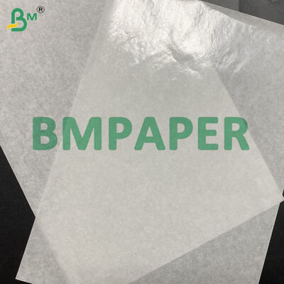 50gm Papel de embalagem de talheres 40g+9g Folhas de papel kraft branco poliestratificado
