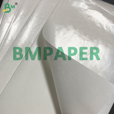 50gm Papel de embalagem de talheres 40g+9g Folhas de papel kraft branco poliestratificado
