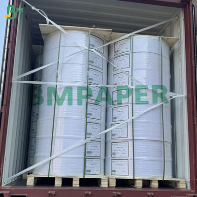 40 g + 9 g de papel de embalagem de talheres branco-marrom poli revestido 120 mm 160 mm Food Safe
