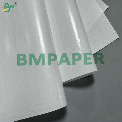 Papel Kraft laminado PE à prova d'água e de gordura 40 gm rolo de papel revestido de qualidade alimentar para embalagens de talheres seláveis termicamente