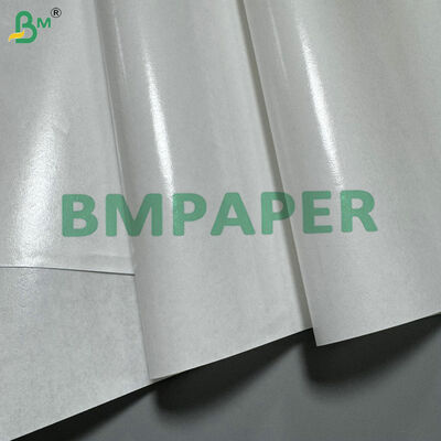 Papel Kraft laminado PE à prova d'água e de gordura 40 gm rolo de papel revestido de qualidade alimentar para embalagens de talheres seláveis termicamente