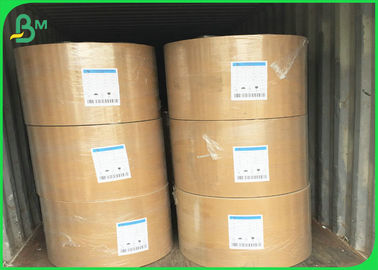 250 gm - 400 gm Rolo de papel kraft natural castanho não branqueado para recipiente de alimentos