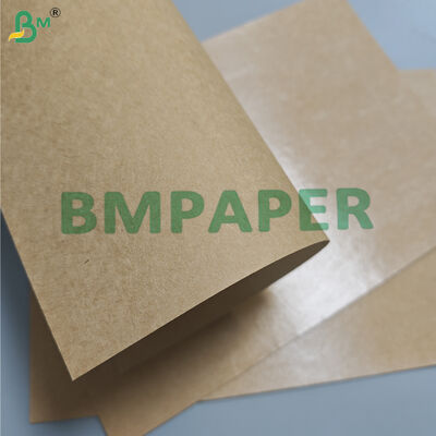 o PE 300gsm + 15g revestiu o papel de embalagem de Brown para a prova de óleo 85cm da bandeja do alimento da rua