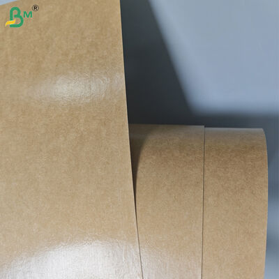 o PE 300gsm + 15g revestiu o papel de embalagem de Brown para a prova de óleo 85cm da bandeja do alimento da rua