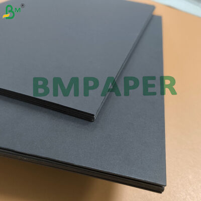 Papel de Estoque Preto Dupla Face 250 Gramas Cartão Preto Sólido Liso