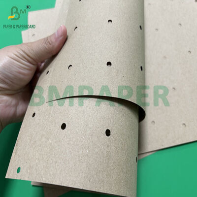 Papel perfurado marrom de 60gsm 70gsm 1,65m 1,8m de largura para vestuário por rolo de 25kg