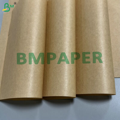 Eco-Friendly Greaseproof Brown Kraft Paper 30-45gsm Food Wrapping Paper for Bread Pastries Takeaway Packaging