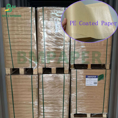 Resistência ao óleo 30 gm + 15 PE Papel revestido para embalagens de talheres 70 x 100 cm