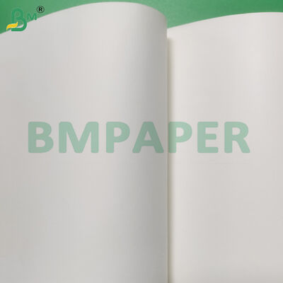 Rolos de papel kraft branco com revestimento de PE de 80gsm, seguros para alimentos, para sacos de salgadinhos