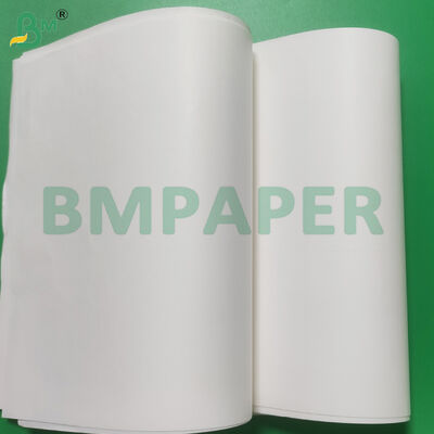 Rolos de papel kraft branco com revestimento de PE de 80gsm, seguros para alimentos, para sacos de salgadinhos