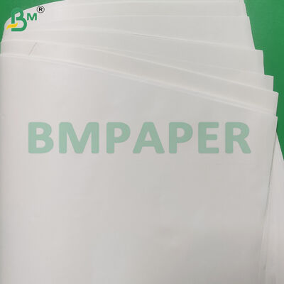 Rolos de papel kraft branco com revestimento de PE de 80gsm, seguros para alimentos, para sacos de salgadinhos