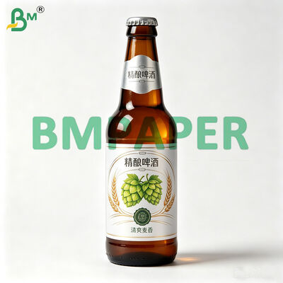 70gm de papel metalizado de resistência ao molho para etiquetas de vinho de cerveja 1040mm x 730mm