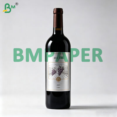 70gm de papel metalizado de resistência ao molho para etiquetas de vinho de cerveja 1040mm x 730mm