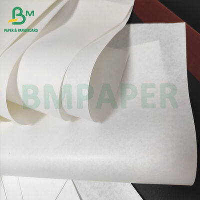 papel de envolvimento branco vitrificado máquina FDA do carniceiro 35gsm grande Rolls