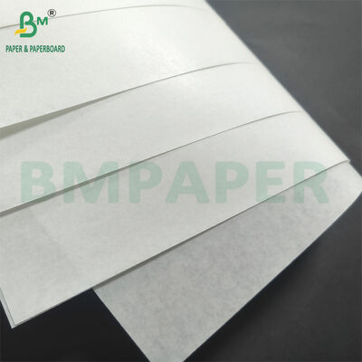 papel de envolvimento branco vitrificado máquina FDA do carniceiro 35gsm grande Rolls