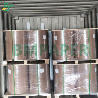 papel de envolvimento branco vitrificado máquina FDA do carniceiro 35gsm grande Rolls