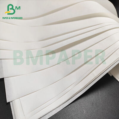 papel de envolvimento branco vitrificado máquina FDA do carniceiro 35gsm grande Rolls