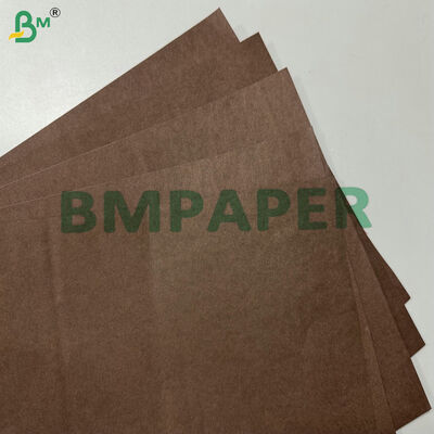 Food Grade Oil-Proof Coffee Color Greaseproof Paper Roll 40gsm 45gsm Wrapping Paper for Sandwiches, Burgers & Baking