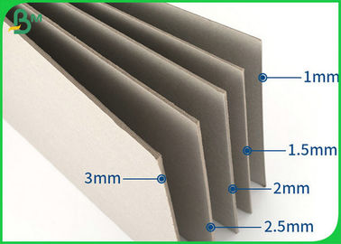 2.2mm 2.4mm Adiabático Folhas de papelão cinza Tamanho personalizado para embalagem de folhas