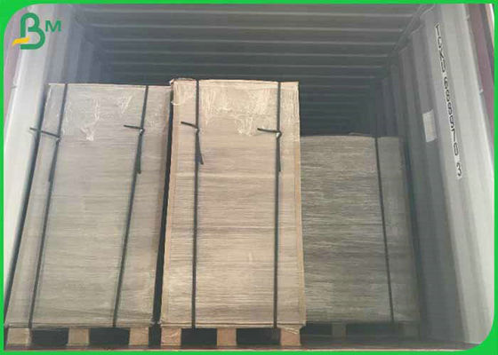 Papel de cartão de borracha cinza reciclado 70*100cm 1mm 1,5mm 2mm Folhas de cartão cinza para embalagem