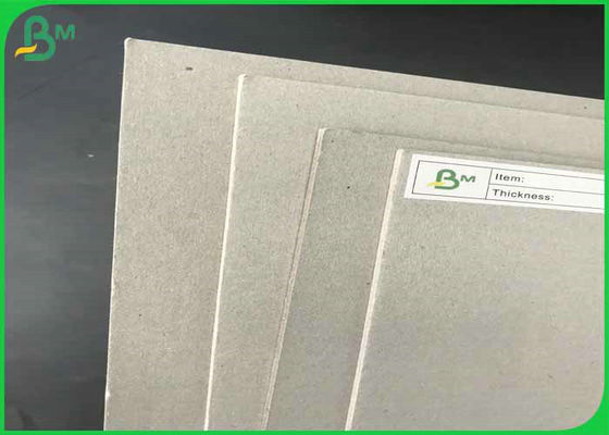 Papel de cartão de borracha cinza reciclado 70*100cm 1mm 1,5mm 2mm Folhas de cartão cinza para embalagem