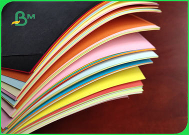 Papel offset amarelo laranja azul colorido 60G 70G 80G 120G em rolos