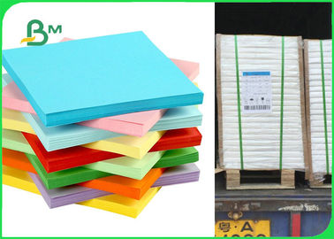 Papel de impressão de offset de cor azul / verde para notas adesivas 80gm 120gm