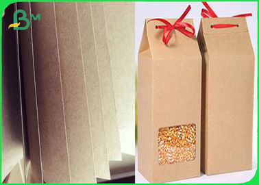 Bobina de papel Kraft reciclado 110 - 220gm à prova de umidade para embalagem