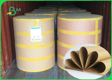 250 / 300 / 300gm Boa resistência Superfície Rol de papel Kraft Brilhante Para embalagem