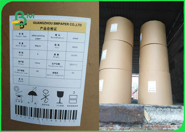 70 gm 80 gm 100 gm Papel offset não revestido para livros Alta suavidade