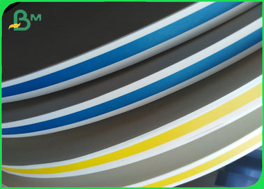 FDA 60gm Papel Kraft não branqueado 15mm Roll para fabricação de canudos de papel