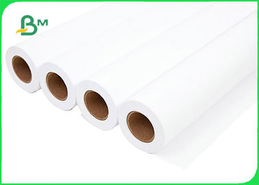 Largo formato CAD 20# Rolo de papel de ligação para impressora a jato de tinta 30' X 50yards