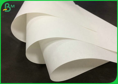 70GSM Rolo de papel kraft branco virgem natural para sacos de compras