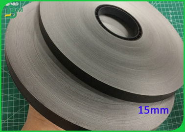 60G 15mm Solid Black Slit Paper Roll com Certificação FDA aprovada