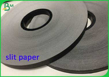 60G 15mm Solid Black Slit Paper Roll com Certificação FDA aprovada