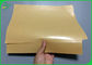 rolo de papel do empacotamento de alimento de 45gr 47gr Brown Kraft com o 1 revestimento lateral do PE