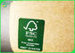 Eco - ISO amigável do FSC FDA do rolo do papel de envolvimento do alimento de Brown do papel de embalagem de 50g