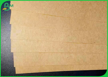 papel de envolvimento marrom natual de madeira do alimento da polpa 300g 350g Kraft no pacote do rolo