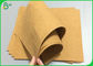 Material Prewashed Brown da tela de Kraft da espessura dos bens 0.55mm para sacos